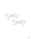 Better Ballerina White ✧ Bow Post Earrings