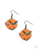 Vampire Bats Orange ✧ Iridescent Earrings Bundle