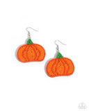 Pumpkin Pizzazz Orange ✧ Seed Bead Earrings Bundle