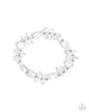 Reflective Ritardando White ✧ Iridescent Stretch Bracelet