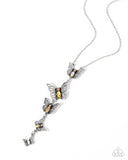 Aerial Addition Yellow ✧ UV Butterfly Necklace