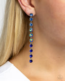 Opulent Ombré Blue ✧ Iridescent Post Earrings