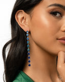 Opulent Ombré Blue ✧ Iridescent Post Earrings