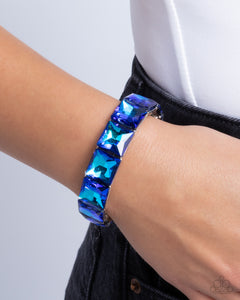 Blue,Bracelet Stretchy,Upscale Funk Blue ✧ Stretch Bracelet