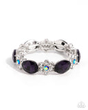 Staycation Sparkle Purple ✧ Iridescent Stretch Bracelet