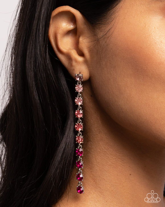 Opulent Ombré Pink ✧ Post Earrings