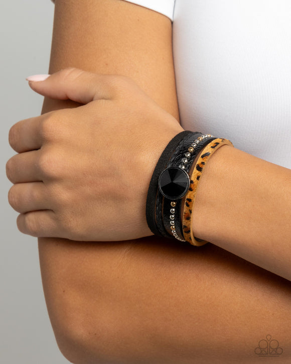 Fair LEATHER Black ✧ Urban Bracelet