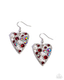 Unbelievable Shimmer Red ✧ Heart Earrings