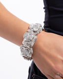 Floral Fare White ✧ Stretch Bracelet