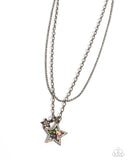 Stackable Stars Brass ✧ Iridescent Necklace