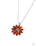 Fortunate Floral Orange ✧ Necklace