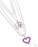 Courting Caliber Pink ✧ Heart Necklace