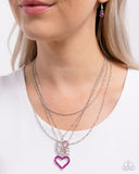 Courting Caliber Pink ✧ Heart Necklace