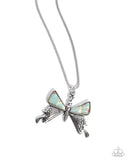 Down to Earth Descent Blue ✧ Butterfly Necklace
