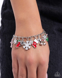 Bracelet Clasp,Favorite,Holiday,Multi-Colored,Christmas Cascade Multi ✧ Bracelet