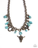 Wild West Whimsy Necklace & Wild West Wardrobe Bracelet Brass ✧ Complete Look