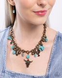 Wild West Whimsy Necklace & Wild West Wardrobe Bracelet Brass ✧ Complete Look