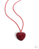 Smitten Sensation Red ✧ Heart Necklace