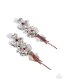Classical Cadenza Red ✧ Post Earrings