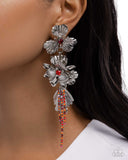 Classical Cadenza Red ✧ Post Earrings