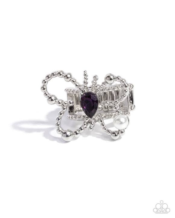 Aerial Artifact Purple ✧ Butterfly Ring