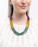 Trendy Trio Necklace & Trendy Trifecta Bracelet Green ✧ Complete Look