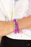 Summer Splash Purple ✧ Necklace & Dip and Dive Purple ✧ Bracelet