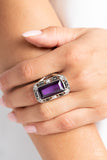 Radiant Rhinestones Purple ✧ Ring