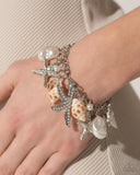 Seashell Shanty White ✧ Necklace & Seashell Song White ✧ Bracelet Set