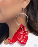 Bandana Belleza Red ✧ Earrings