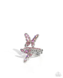 Fluttering Flamenco Pink ✧ Butterfly Ring