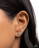 Sacred Shimmer White ✧ Post Earrings