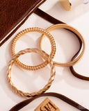 Tailored Texture Gold ✧ Stretch Bracelet