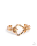 Heart Horizon Gold ✧ Cuff Bracelet