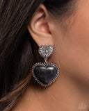 Rustic Reinvention Black ✧ Post Earrings