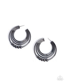 Layered Longevity Black ✧ Earrings