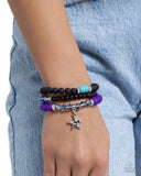 Sensible Star Purple ✧ Stretch Bracelet