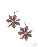 Floral Fascination Copper ✧ Earrings