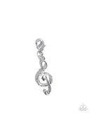 TREBLE-maker  White ✧ Rhodium Plated Charm