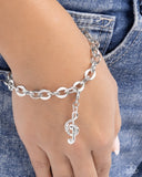 TREBLE-maker  White ✧ Rhodium Plated Charm