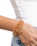 Leafy Lounge Gold ✧ Stretch Bracelet