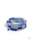 Colorful Compromise Blue ✧ Coil Bracelet