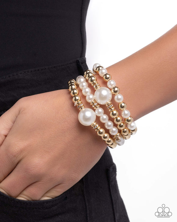 Soft Sonata Gold ✧ Stretch Bracelet