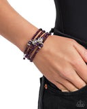 Sensible Shimmer Purple ✧ Coil Bracelet