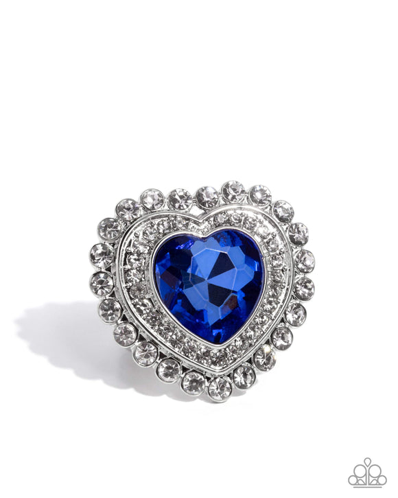Head Over HEART Blue ✧ Ring
