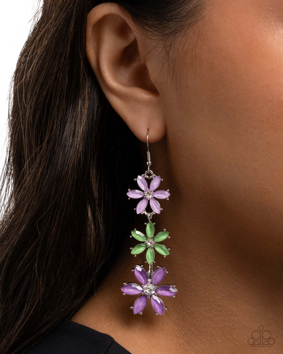 Blooming Bombshell Purple ✧ Earrings