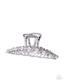 Social Shimmer White ✧ Hair Clip