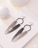 Focused Fringe Black ✧ Earrings