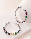 Grand Finale Glitz Multi ✧ Hoop Earrings