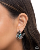 Hovering Harmony Blue ✧ Butterfly Post Earrings